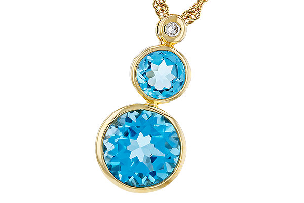 B275-63941: NECK 2.63 BLUE TOPAZ 2.65 TGW (5MM / 8MM BT)
