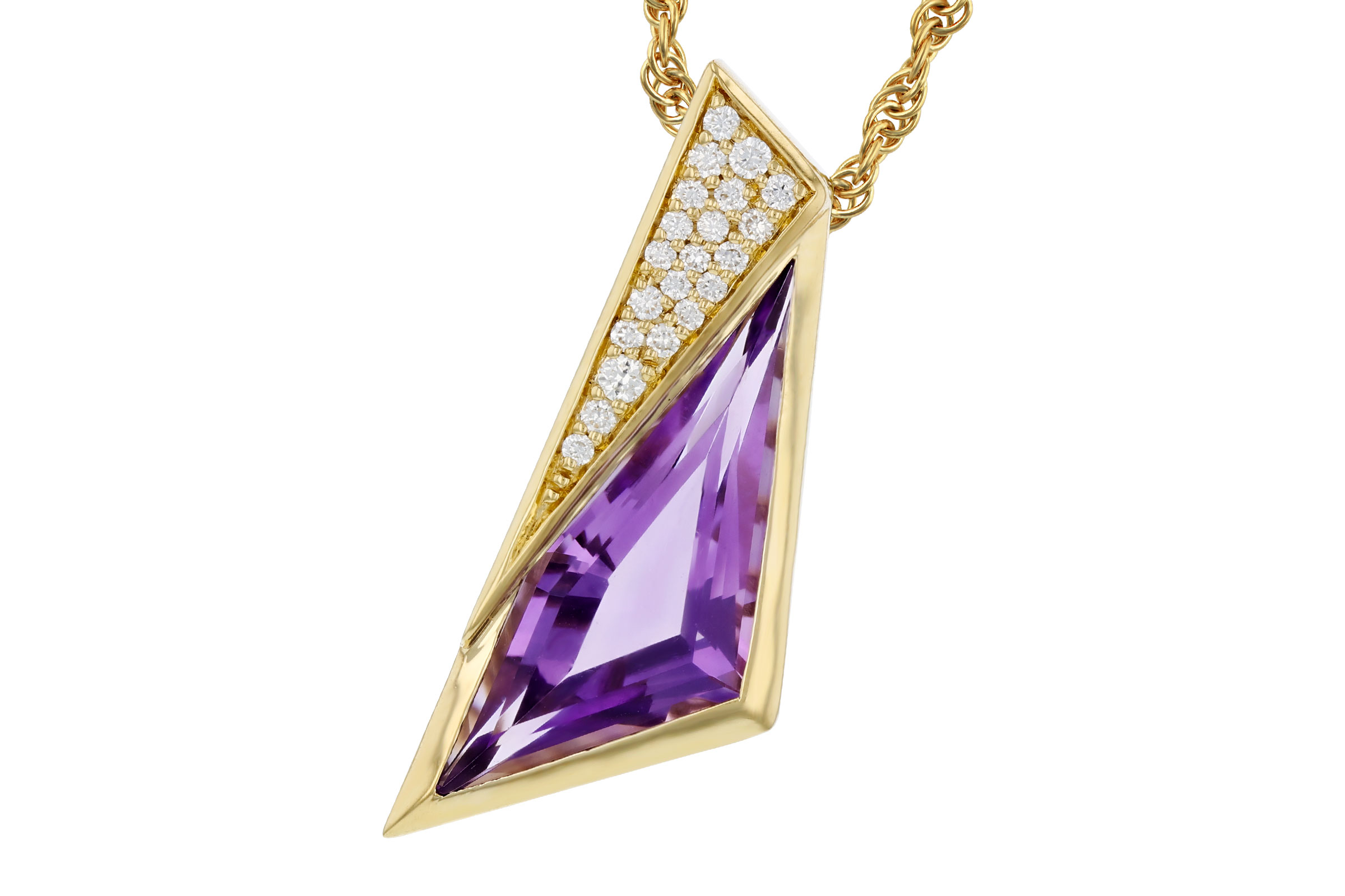 B275-65787: NECKLACE 2.24 AMETHYST 2.33 TGW