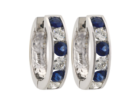 C001-12096: EARRINGS 1.22 SAPH 2.06 TGW