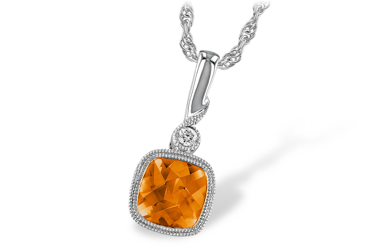 C183-89423: NECK .68 CITRINE .70 TGW