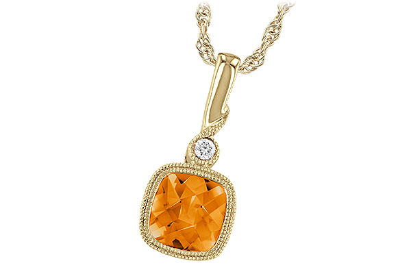 C183-89423: NECK .68 CITRINE .70 TGW