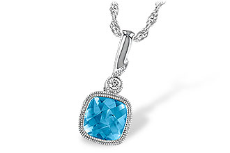 C186-61223: NECK 1.03 BLUE TOPAZ 1.05 TGW