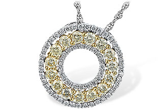 C189-29396: NECK 1.08 YELLOW DIAS 1.55 TW