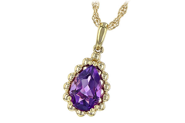 C189-31250: NECKLACE 1.06 CT AMETHYST