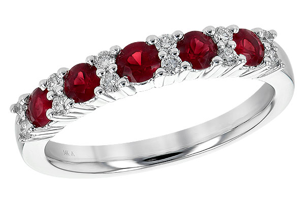 C190-19450: LDS WED RG .66 RUBY .83 TGW