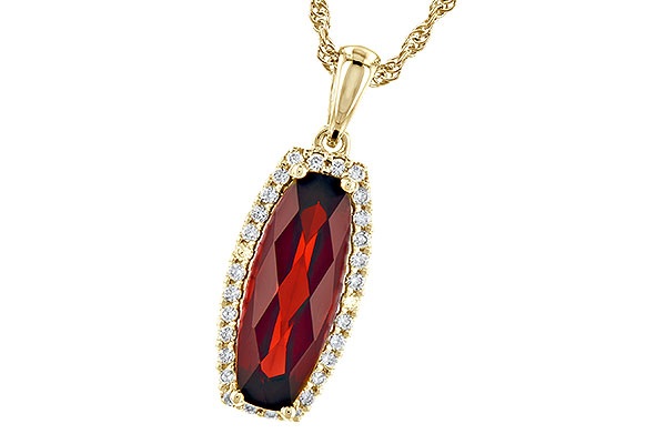 C272-93068: NECK 1.75 GARNET 1.87 TGW