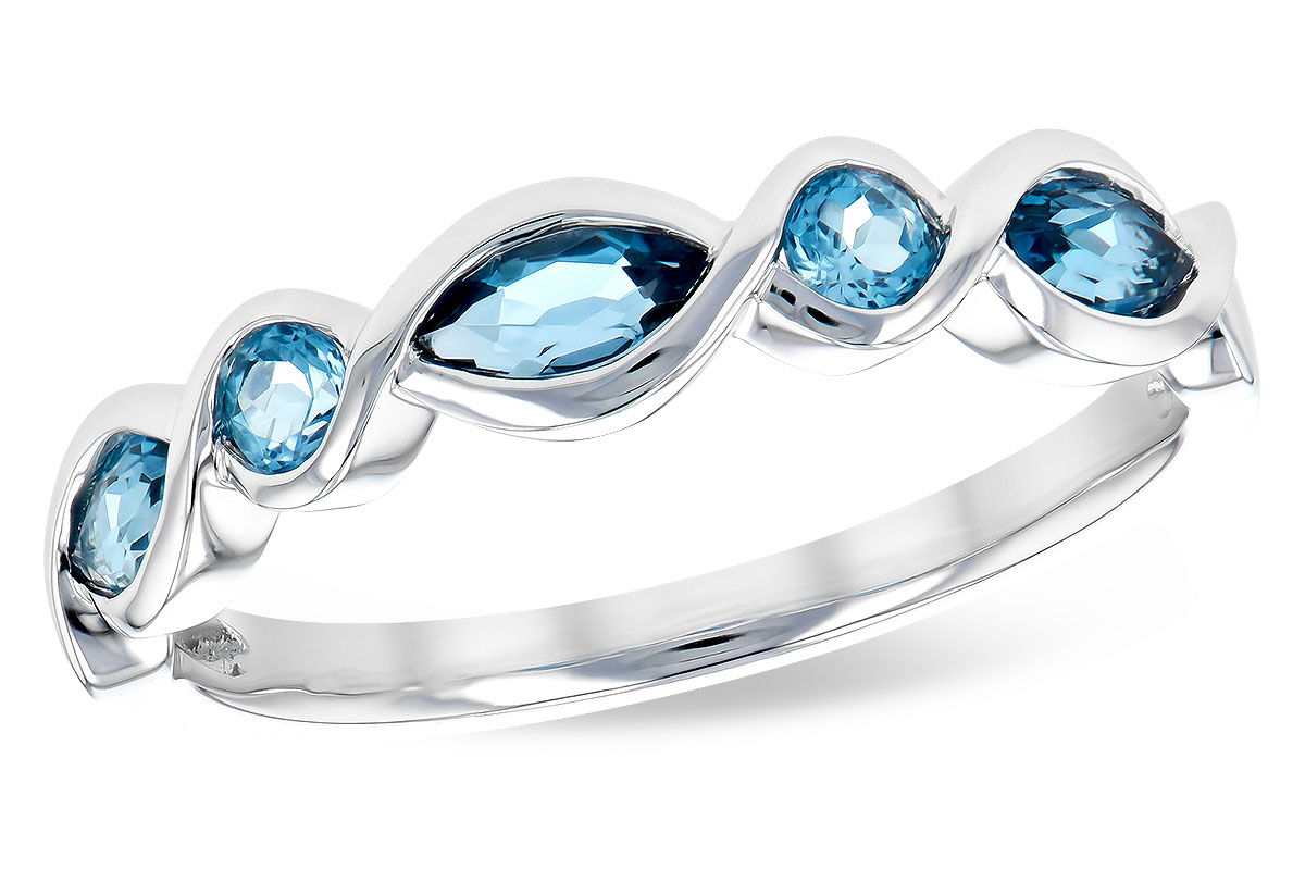 C272-93959: LDS RG .60 TW BLUE TOPAZ