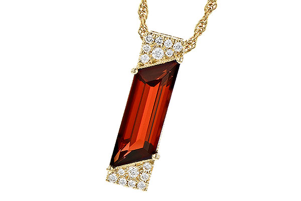 C272-94850: NECK 2.16 GARNET 2.25 TGW