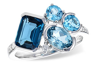 C272-97587: LDS RG 3.08 BLUE TOPAZ TW 3.15 TGW