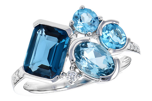 C272-97587: LDS RG 3.08 BLUE TOPAZ TW 3.15 TGW