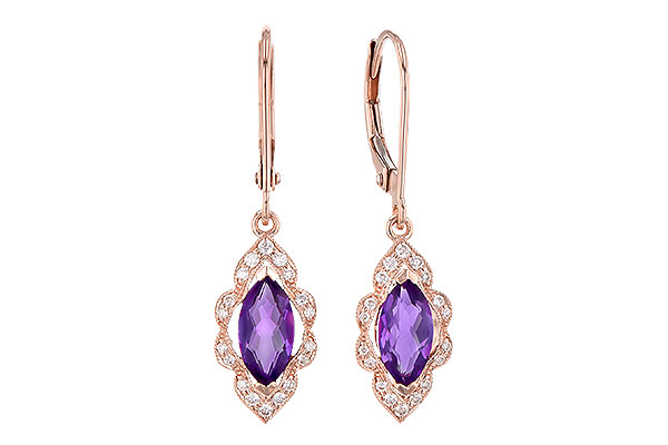 C272-99368: EARR .92 TW AMETHYST 1.07 TGW