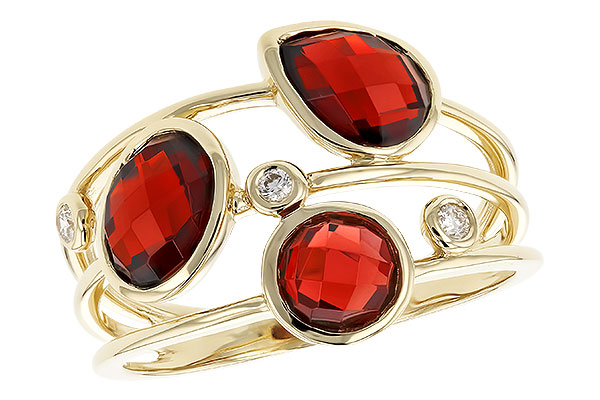 C273-83923: LDS RG 3.07 TW GARNET 3.12 TGW