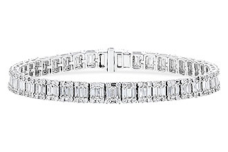 C273-83968: BRACELET 2.72 TW BAGUETTES 4.10 TW