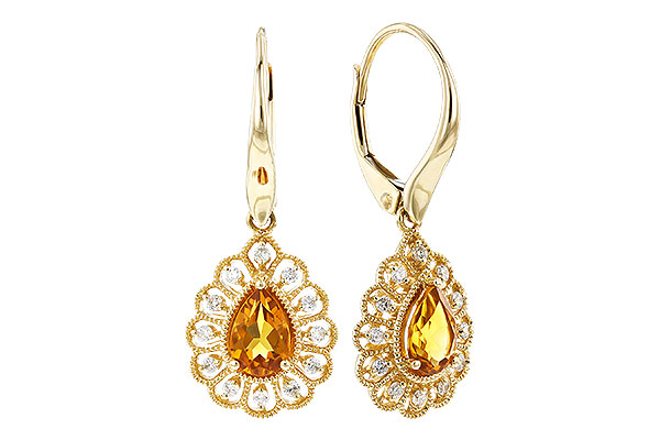 C273-84896: EARR .74 TW CITRINE .90 TGW