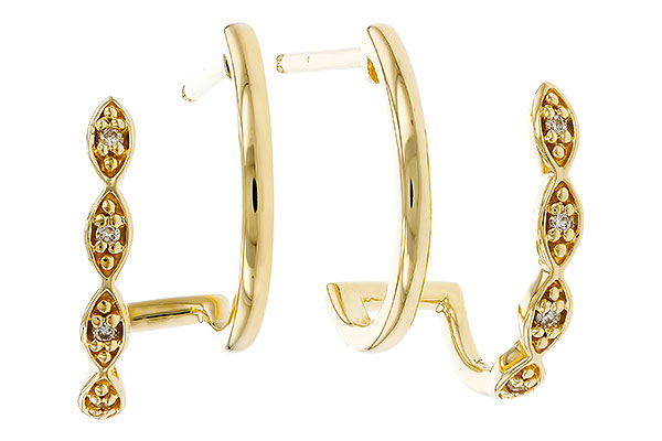 C274-76650: EARRINGS .03 TW
