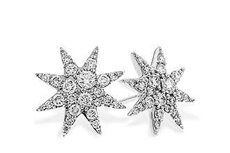 C274-79396: EARRINGS .50 TW