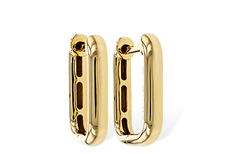C274-79450: GOLD EARRINGS (15MM)