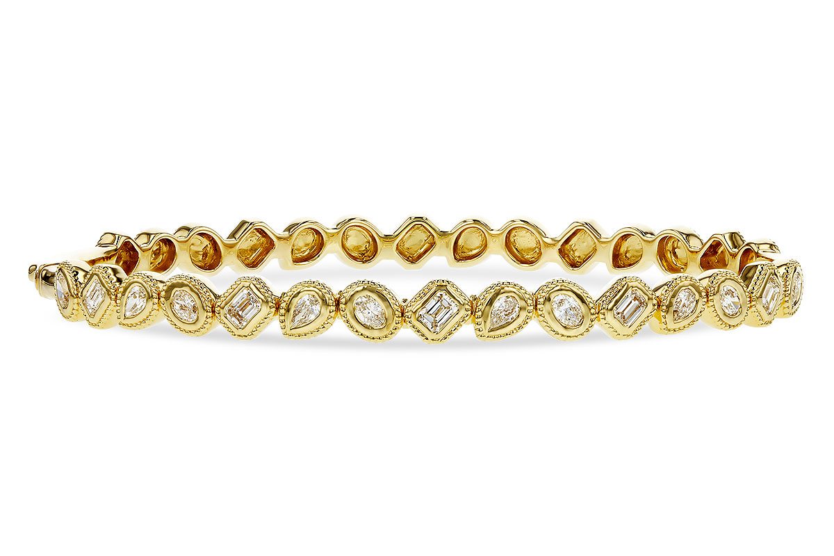 C274-80350: BANGLE 1.00 TW FANCY CUT DIAS