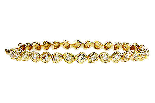 C274-80350: BANGLE 1.00 TW FANCY CUT DIAS