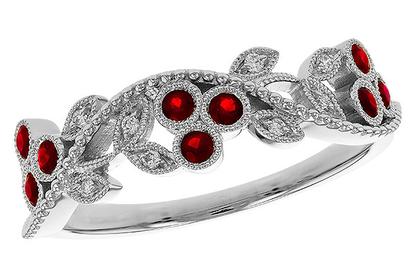 C274-81187: LDS DIA RG .22 RUBY TW .28 TGW