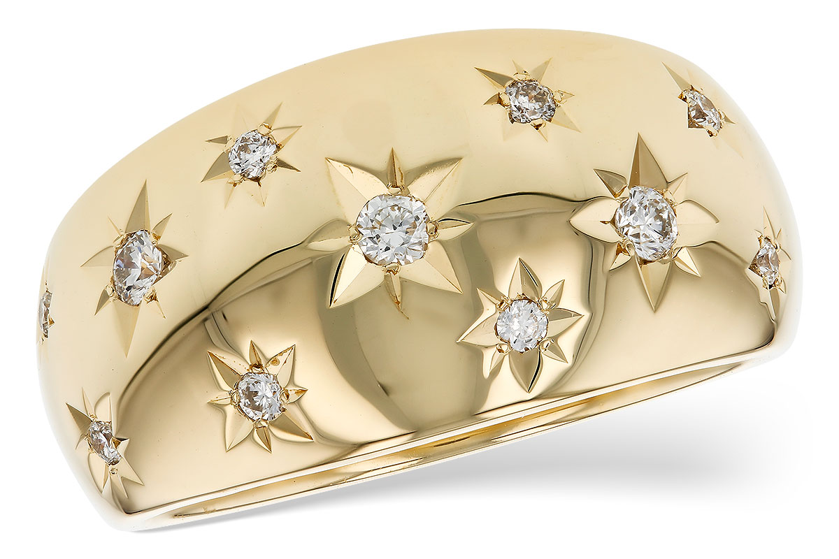 C275-63968: LDS DIA WEDDING RING .18 TW