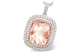 D188-40314: NECK 4.20 MORGANITE 4.66 TGW