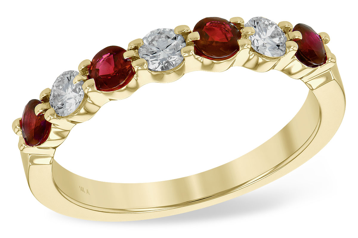 D189-33959: LDS WED RG .48 RUBY .78 TGW