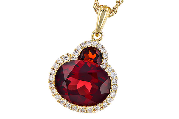 D272-98532: NECK 3.02 TW GARNET 3.16 TGW