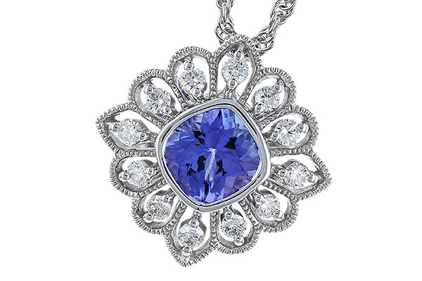 D273-84905: NECK .98 TANZANITE 1.24 TGW (6MM TANZ)