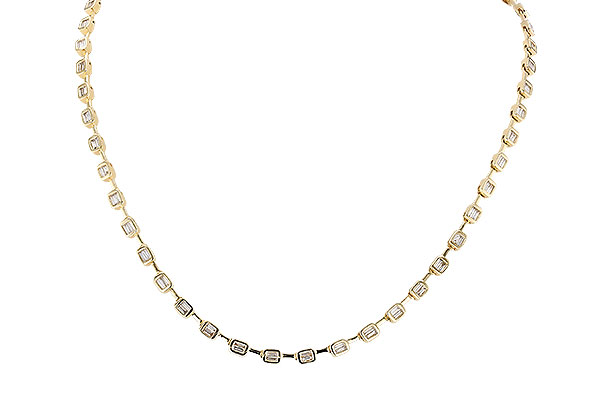 D273-86677: NECKLACE 2.05 TW BAGUETTES (17 INCHES)