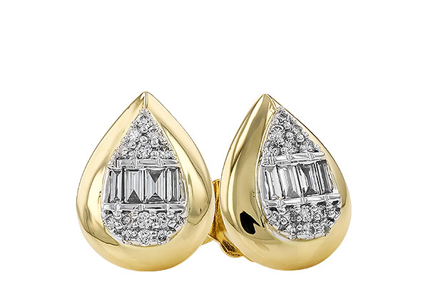 D273-90296: EARRINGS .09 BAG .18 TW