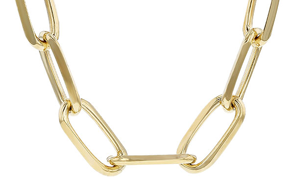 D274-73005: PAPERCLIP XL (7IN, 5.2MM, 14KT, LOBSTER CLASP)