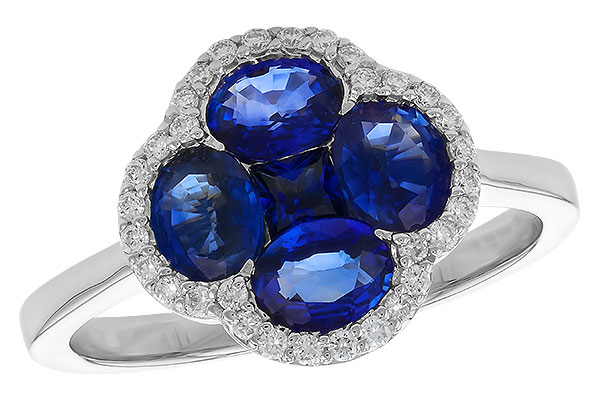 D274-73996: LDS RG 1.72 TW SAPPHIRE 1.87 TGW