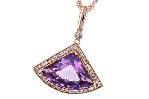 D274-74832: NECKLACE 2.80 AMETHYST 2.97 TGW