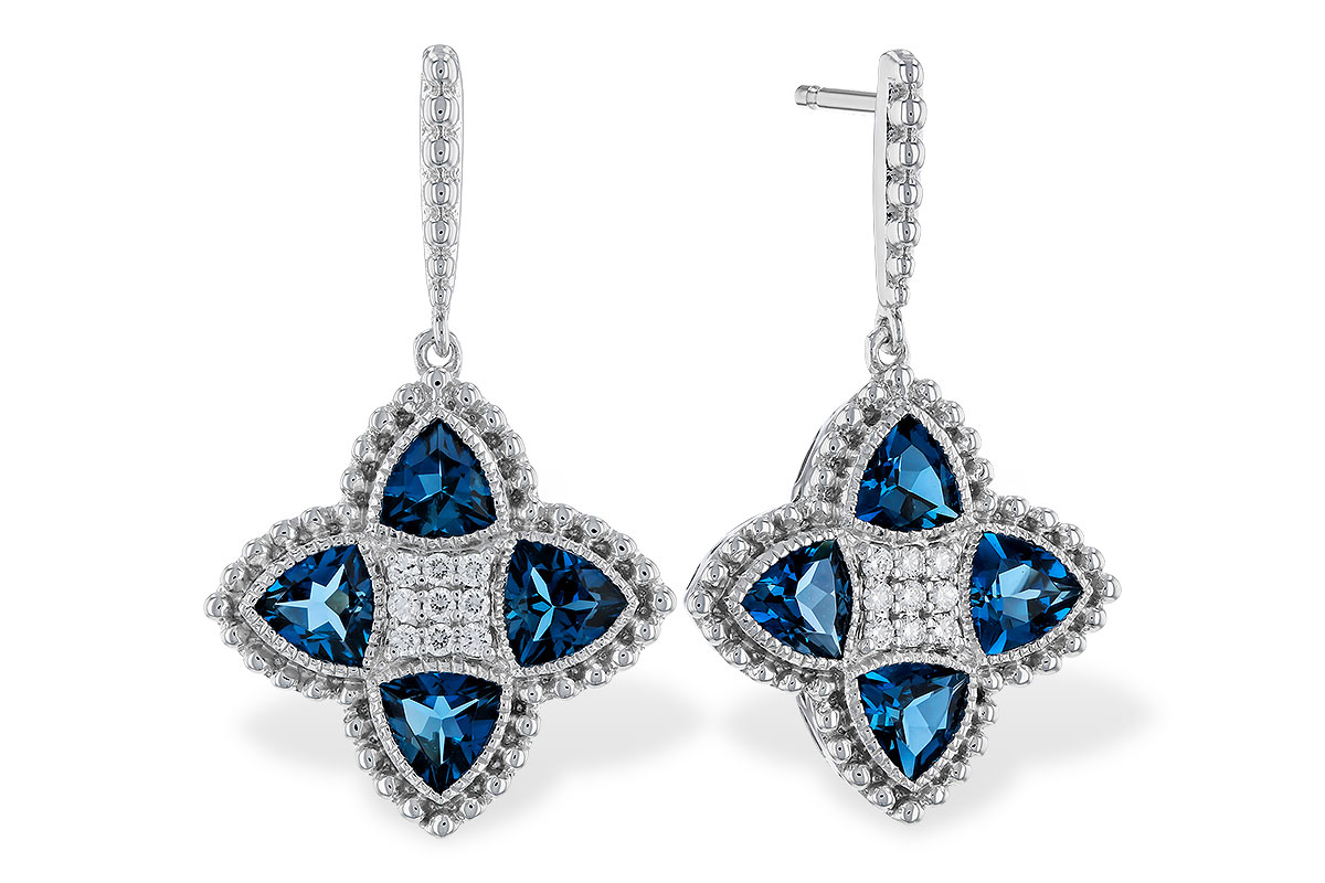 D274-77559: EARRINGS 1.73 LONDON BLUE TOPAZ 1.82 TGW
