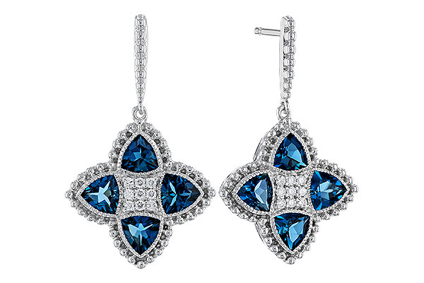 D274-77559: EARRINGS 1.73 LONDON BLUE TOPAZ 1.82 TGW