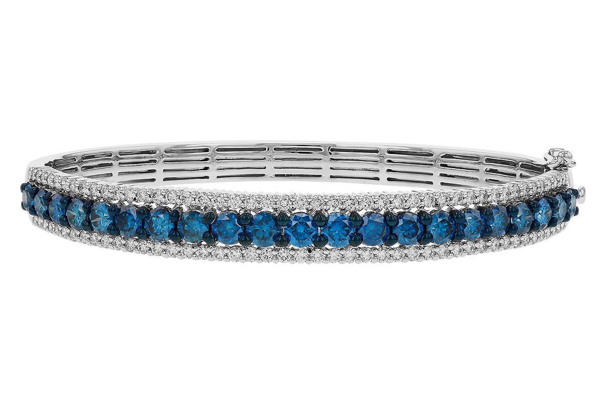 D274-77605: BANGLE 4.05 BLUE DIAS 5.50 TW