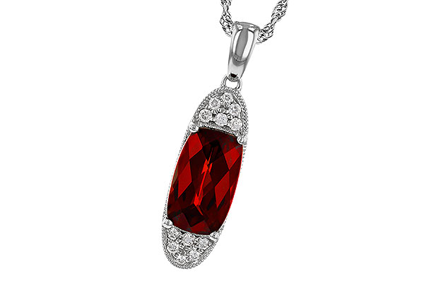 D274-79377: NECK 2.45 GARNET 2.55 TGW