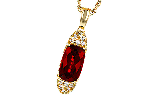 D274-79377: NECK 2.45 GARNET 2.55 TGW