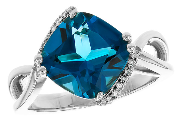 D274-79414: LDS RG 4.42 LONDON BLUE TOPAZ 4.50 TGW (10MM LBT)