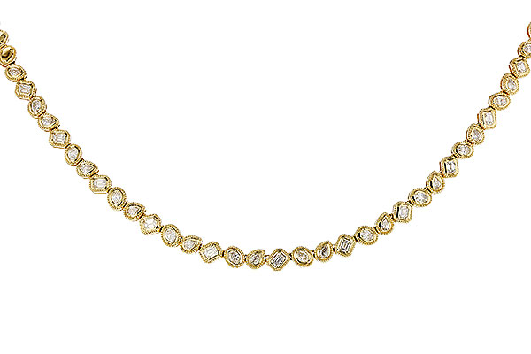 D274-80350: NECKLACE 2.25 TW FANCY CUT DIAS (17.25")