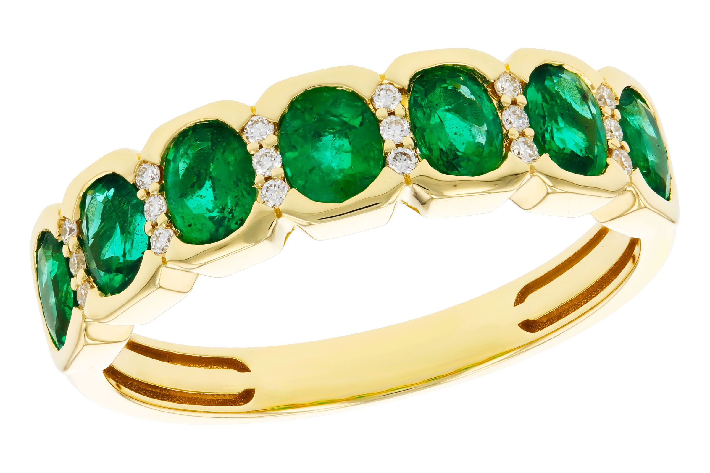 D275-65805: LDS WED RG 1.15 TW EMERALD 1.22 TGW