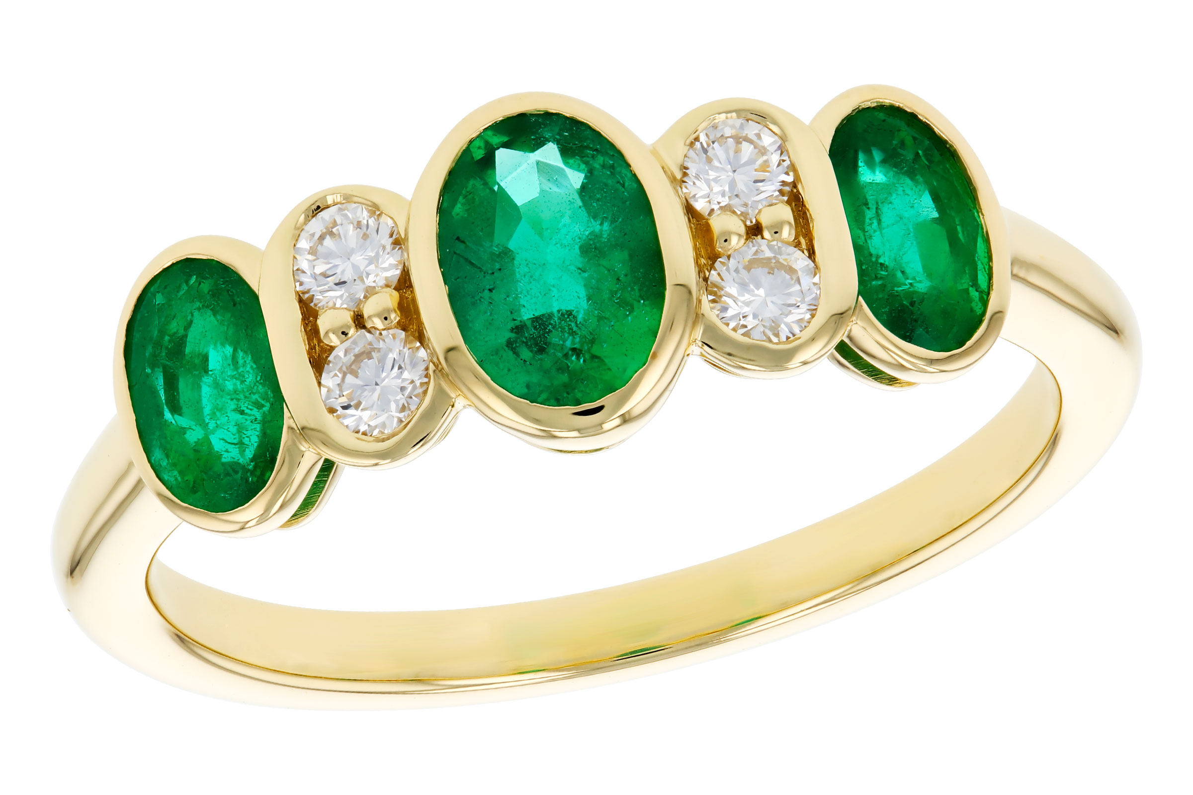 D275-66668: LDS RG .90 TW EMERALD 1.05 TGW
