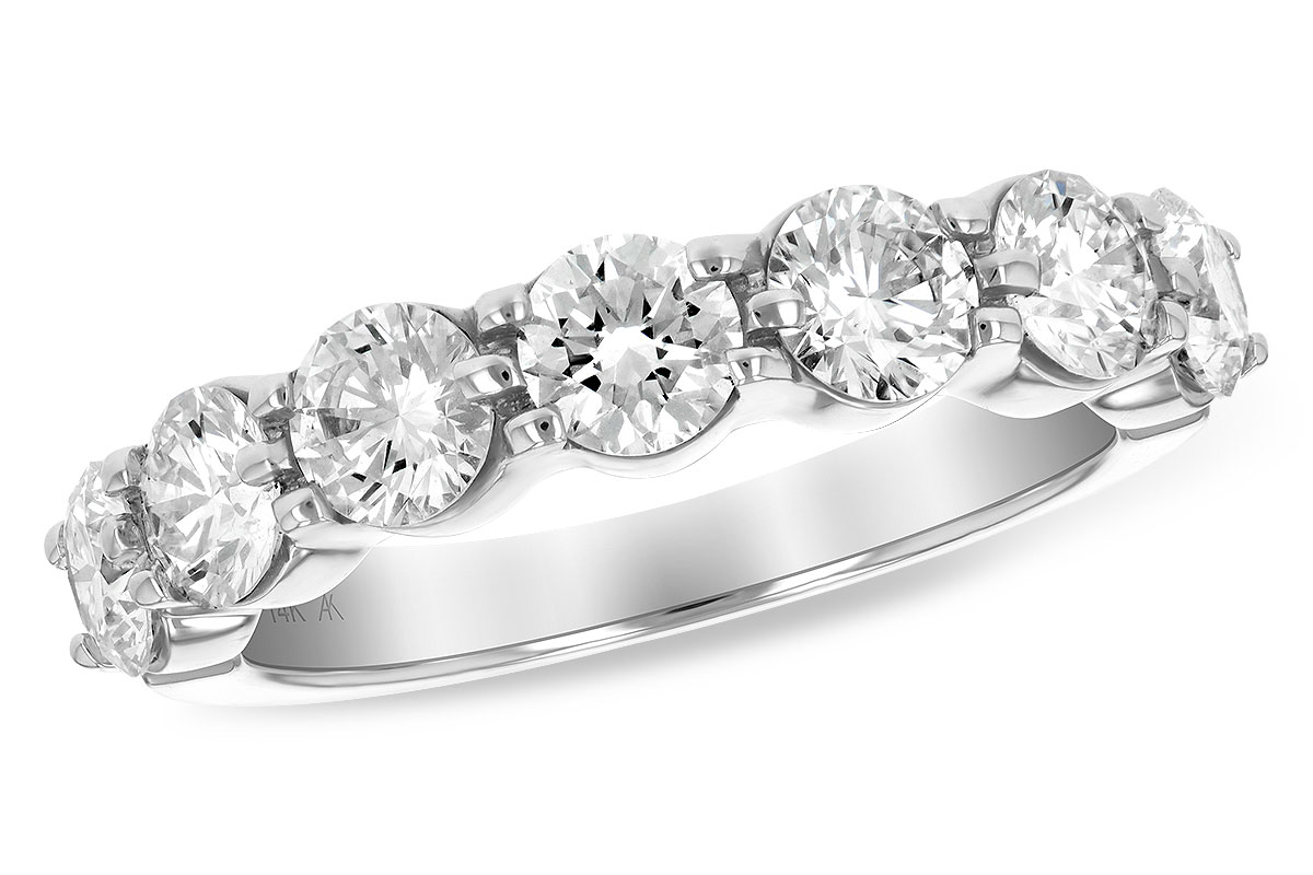 E092-96714: LDS DIA WED RG 2.00 TW (7 STONES)