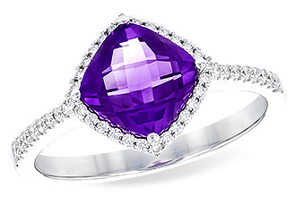 E183-89441: LDS RG 1.16 AMETHYST 1.32 TGW (7MM AMY)