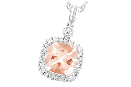 E186-56686: NECK 1.09 MORGANITE 1.26 TGW (7MM MORG)