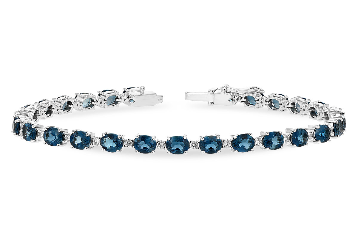 E189-29377: BRACELET 8.97 LONDON BLUE TPZ 9.55 TGW