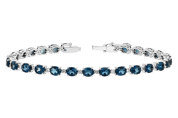 E189-29377: BRACELET 8.97 LONDON BLUE TPZ 9.55 TGW