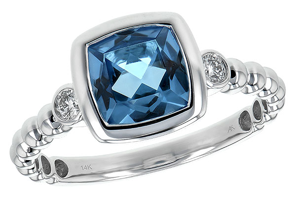 E189-29423: LDS RG 1.57 BLUE TOPAZ 1.65 TGW