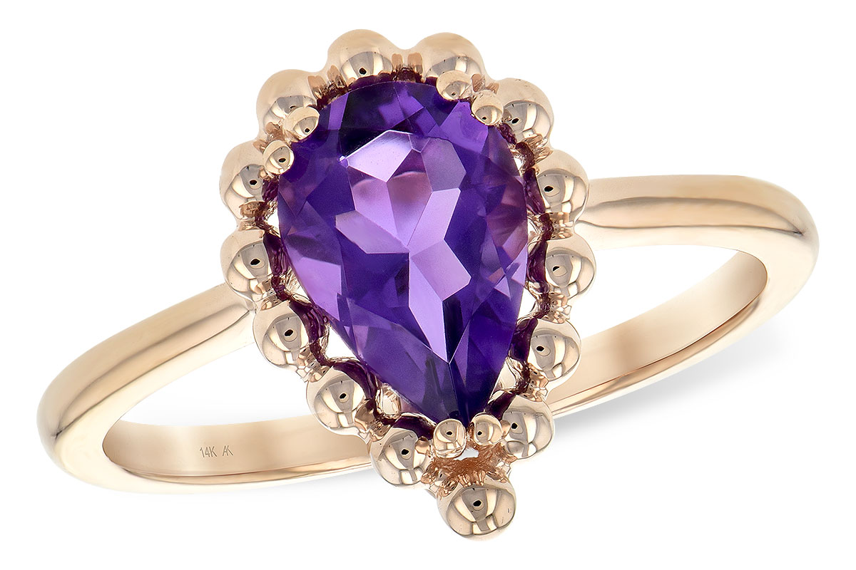 E189-31250: LDS RING 1.06 CT AMETHYST